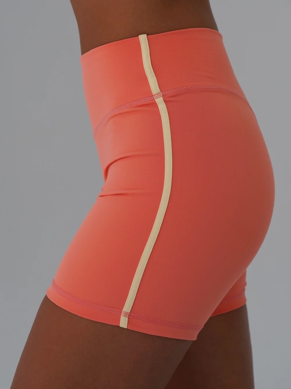 Liaison the label Women’s Coral Bike Shorts with Contrast Stripe